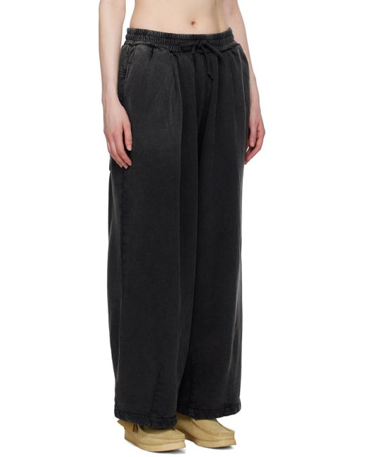 Pantalon de survêtement geo noir STORY mfg. en coloris Black