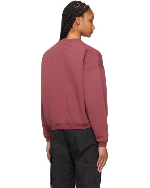 Stussy Big Crackle 'Sport' Sweatshirt in Red | Lyst UK