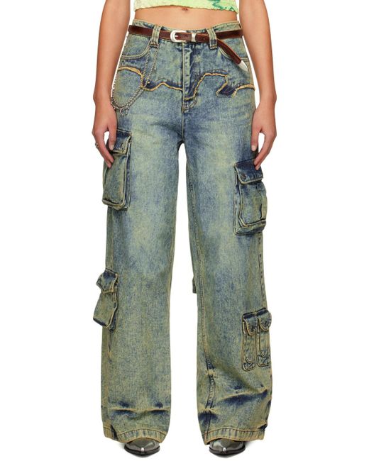 【関税込み】Andersson Bell ブルー Simiz ジーンズ ANDERSSON BELL Simiz Jeans in Blue | Lyst Canada