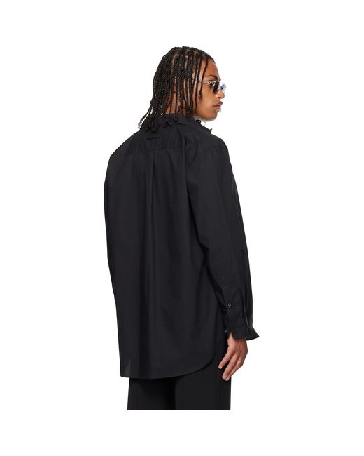 Jean Paul Gaultier Black 'The Oversized Water' Shirt for men