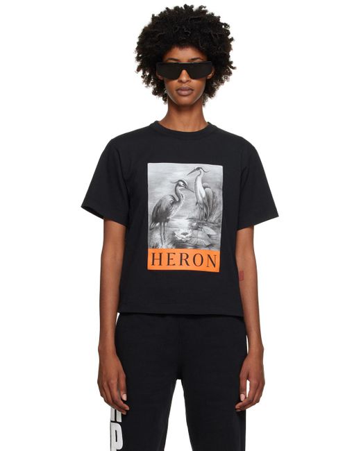 Heron Preston Black 'heron' T-shirt