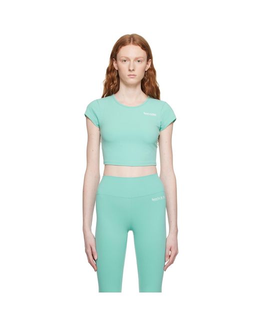 Sporty & Rich Green Bonded T-Shirt