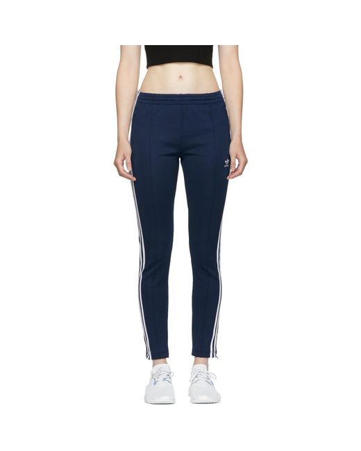 Adidas Originals Blue Navy Sst Track Pants