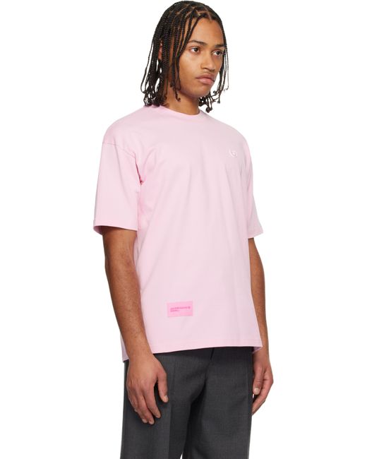 T-Shirt Rose À Logos Aapenow Aape By A Bathing Ape pour homme en coloris Pink