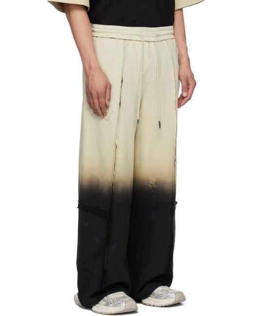 Pantalon De Survêtement Et Noir À Effet Dégradé Feng Chen Wang pour homme en coloris Multicolor