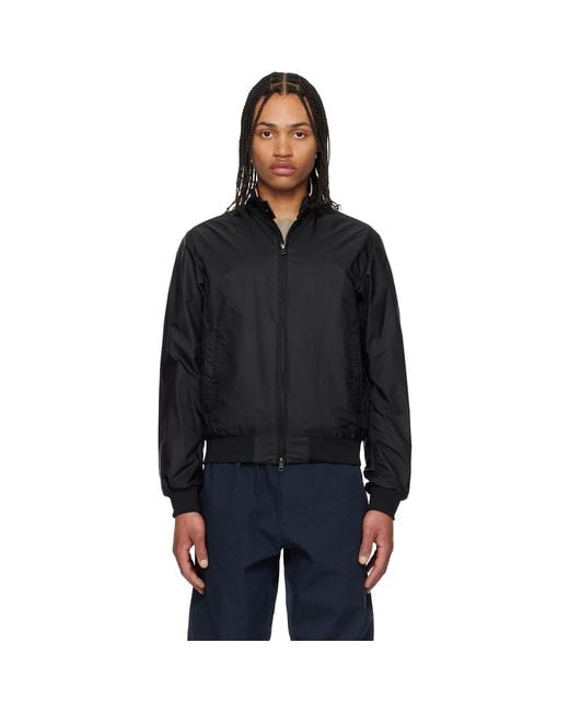 Moncler Black Reppe Rain Jacket for men