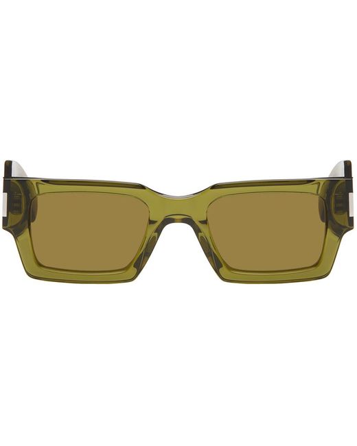 Saint Laurent Green Sl 572 Sunglasses for men