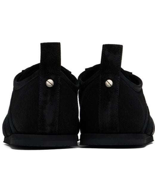 Ann Demeulemeester ブラック Siru Boxing ローカットスニーカー Black