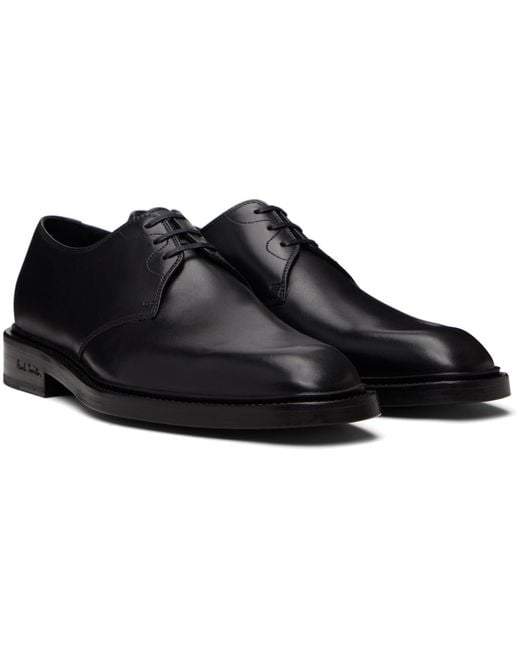 Paul Smith Black Leather 'Sheridan' Derbys for men