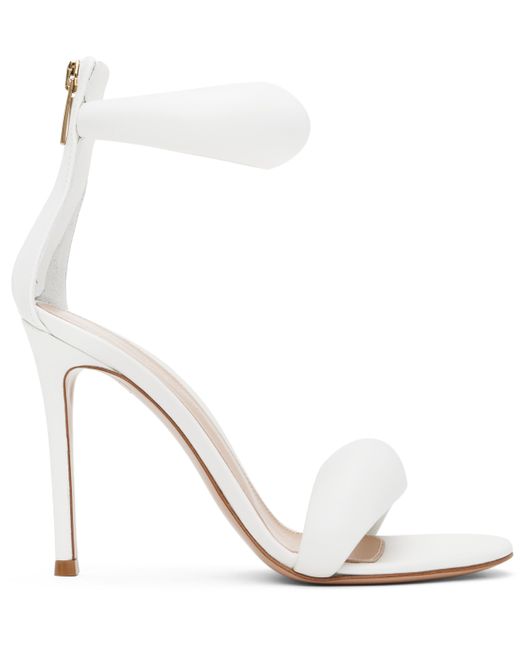 Gianvito Rossi ホワイト Bijoux ヒールサンダル White