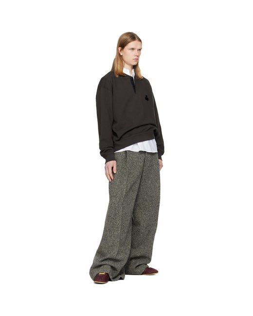 Isabel Marant Black Mathias Sweatshirt for men