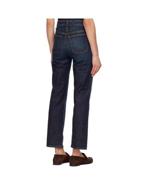 Khaite Blue Abigail Stretch Jeans