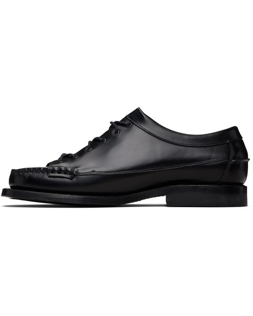 Hereu Black Priego Squared Derbys for men