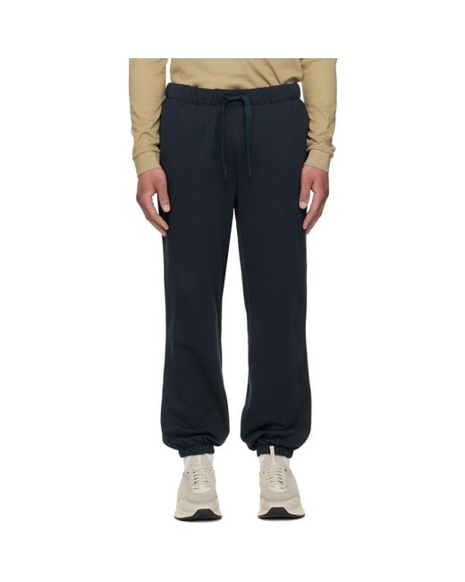 Boss Blue Drawstring Sweatpants for men