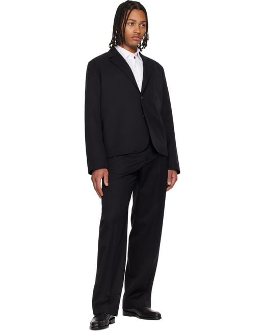 Our Legacy Black Slack Trousers for men