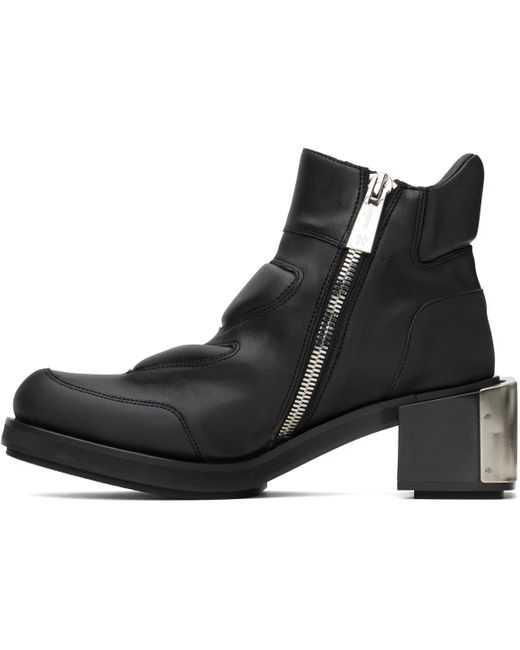 GmbH Black Baris Moto Boots for men