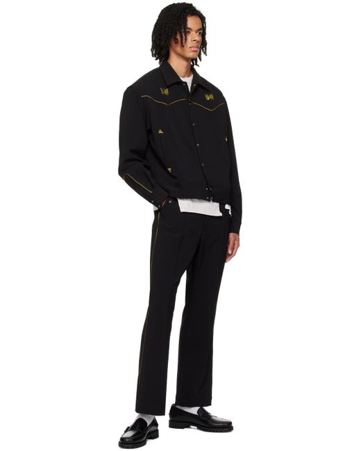 Pantalon noir à passepoils Needles pour homme en coloris Black