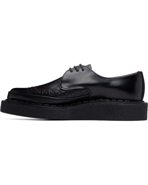 George Cox Black Diano Derbys for men