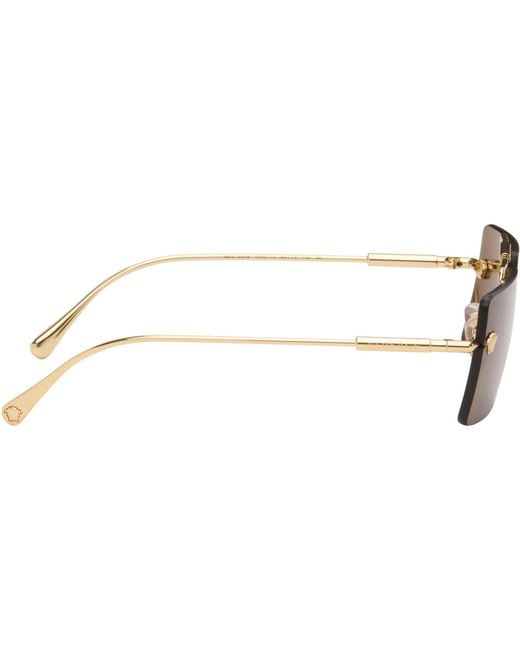 Versace Brown Medusa Glam Sunglasses