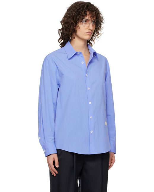 Adererror Blue Fluic Shirt