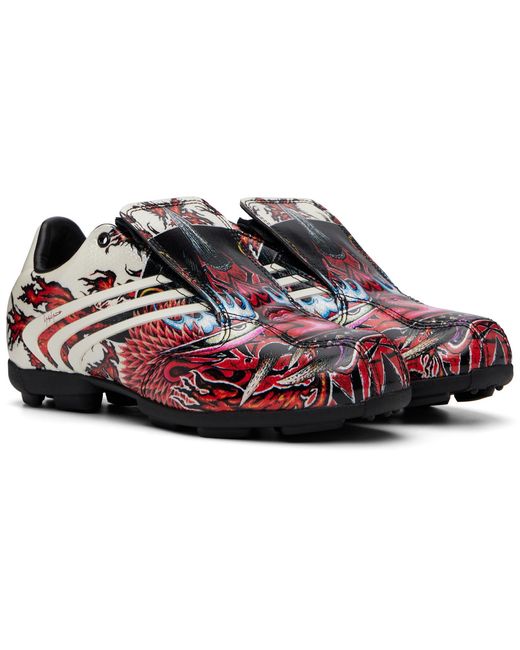 Y-3 Red Off- & F50 Tunit Sneakers