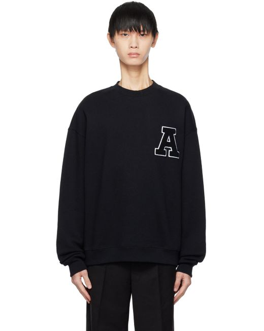 Axel Arigato Black Team Sweatshirt for men