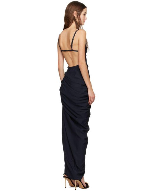 Robe longue navy sale