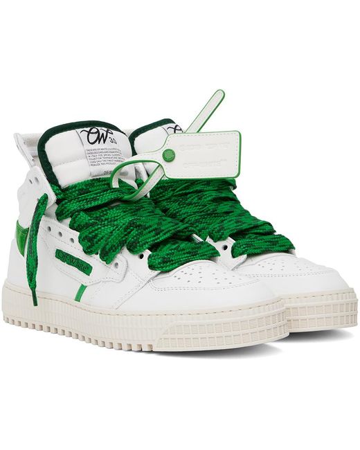 Off-White c/o Virgil Abloh White & Green 3.0 Off Court Sneakers for men