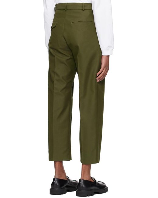 Pantalon kaki à ceinture Rito Structure pour homme en coloris Green