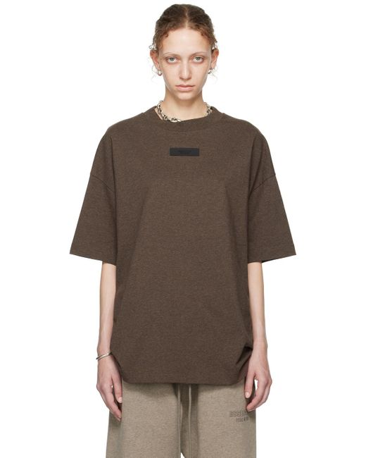 Fear Of God Brown Crewneck T-Shirt