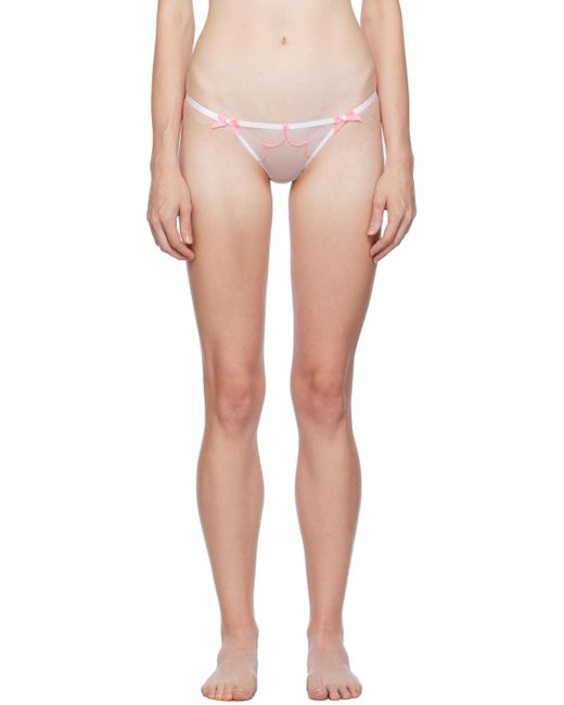 Agent Provocateur Multicolor White Lorna Thong
