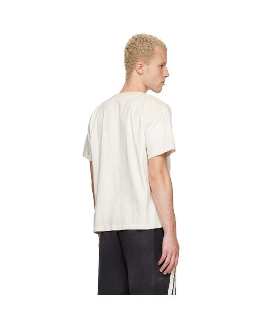 424 White Off- Virgin Mary T-Shirt for men