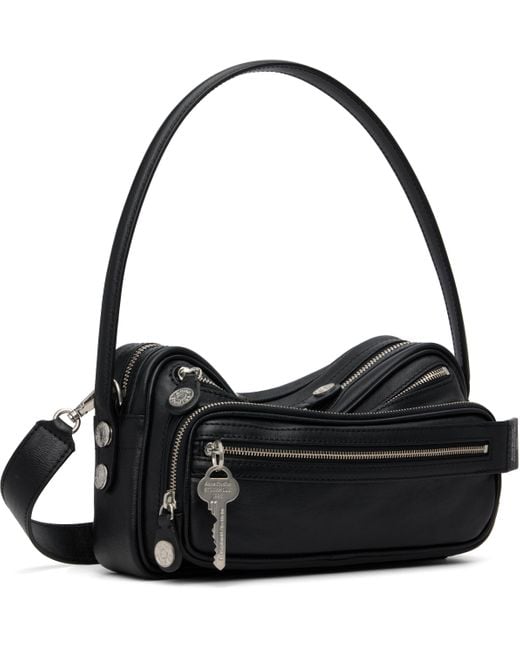 Acne Black Camero Party Shoulder Bag for men