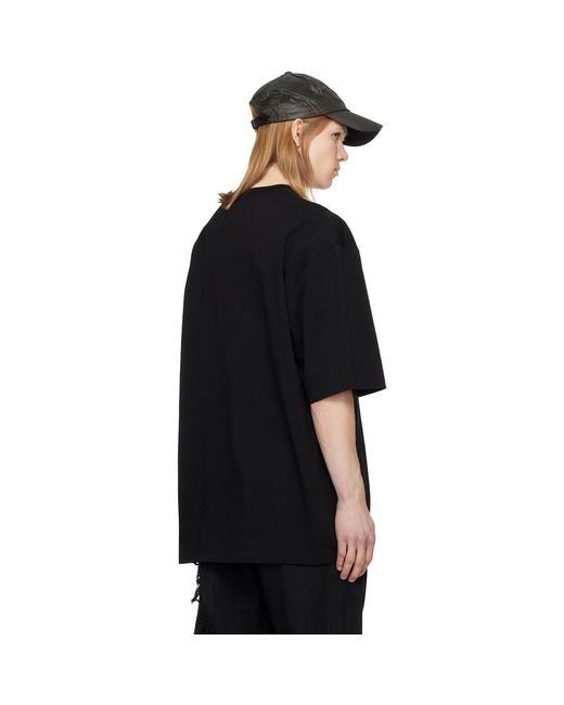 Det Blev Sent Black Oversized T-Shirt for men