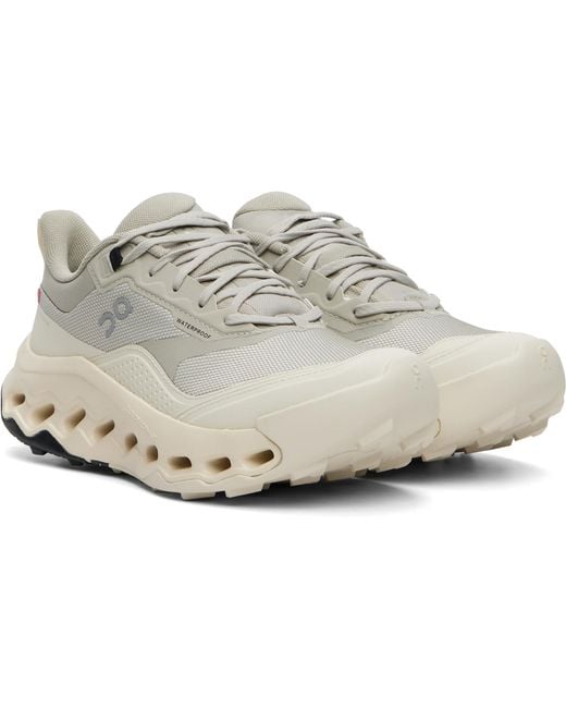 On Shoes Gray Cloudhoriz 2 Waterproof Sneakers