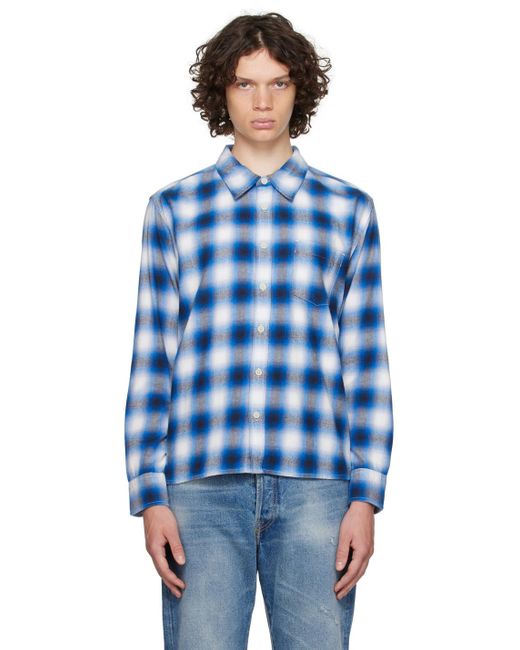 Corridor NYC Check Shirt in Blue for Men | Lyst Canada