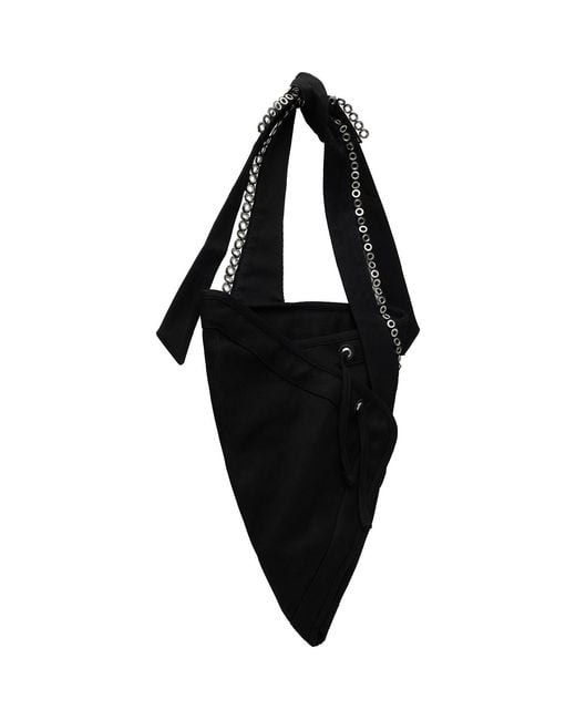 Kiko Kostadinov Black Kest Pouch Bag for men