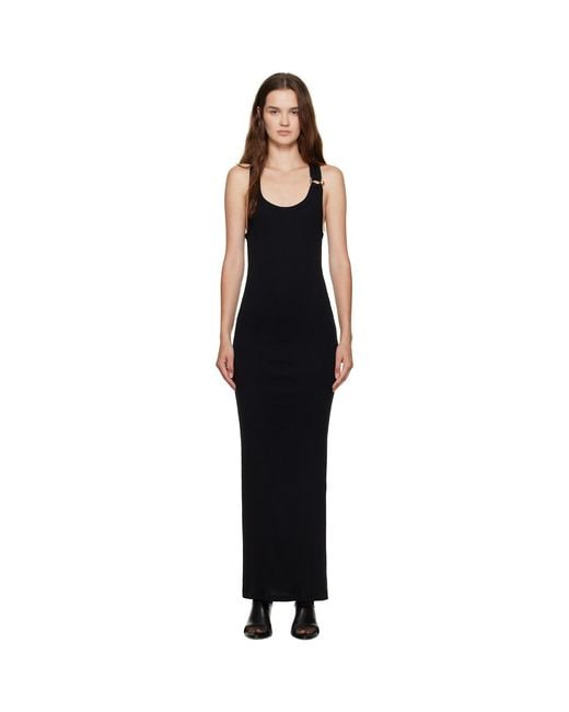 Jean Paul Gaultier Black 'The Piercing' Maxi Dress