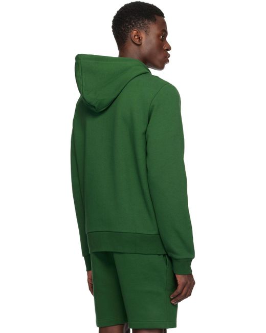 Lacoste Green Zip Hoodie for men