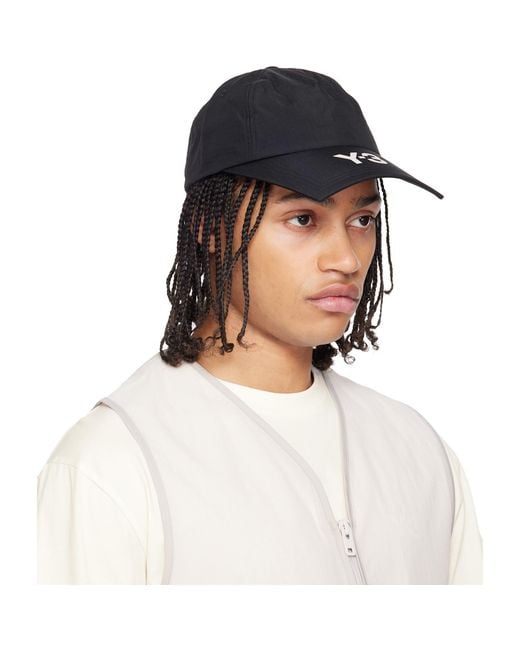 Y-3 White Utility Cap for men