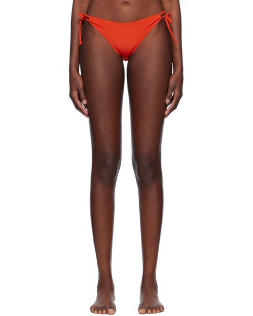 Yasmine Eslami レッド Mona ビキニボトム Red