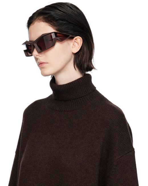 Givenchy Black Brown Giv Cut Sunglasses