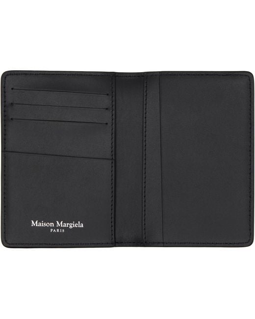 Maison Margiela Black Four Stitches Card Holder