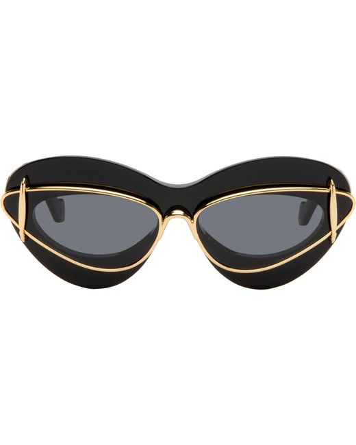 Loewe Black Double Frame Sunglasses for men