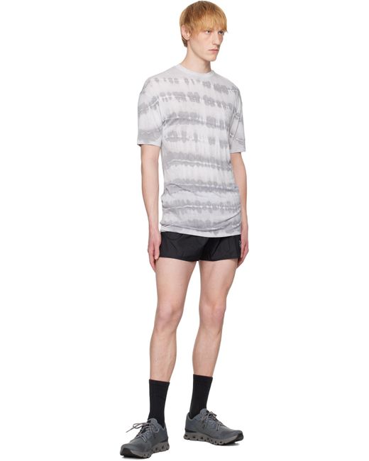 OVER OVER Black Track Shorts for men