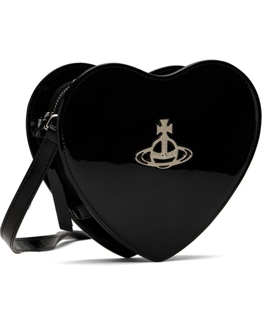 Vivienne Westwood ブラック Louise Heart クロスボディバッグ Black