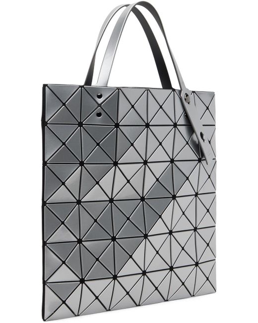 Bao Bao Issey Miyake Gray Silver Lucent Tote for men