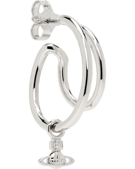 Vivienne Westwood Metallic Ronda Single Earring for men