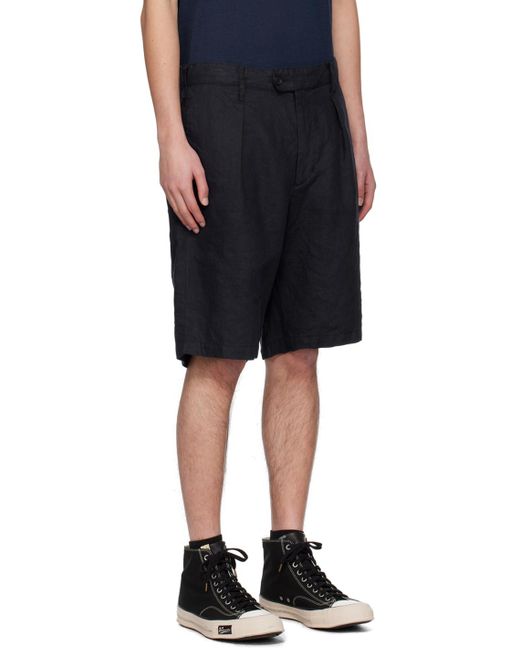 Engineered Garments Black Enginee Garments Sunset Shorts for men