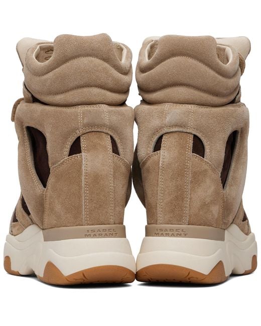 Isabel Marant Brown Balskee Sneakers